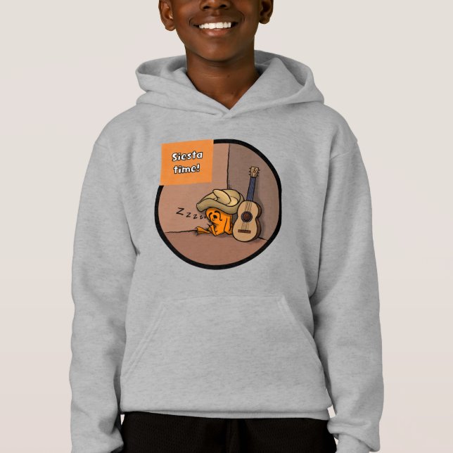 Frijole Frog Siesta Kids Hoodie (Frente)