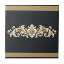 Frisa Personalizada Midnight Acanthus