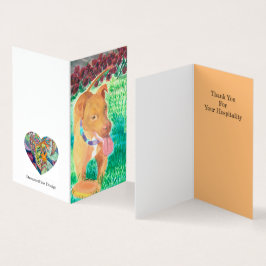 Frisbee No Cartões de agradecimentos Do Rosa