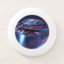Frisbee Retro OVNI Galáxia