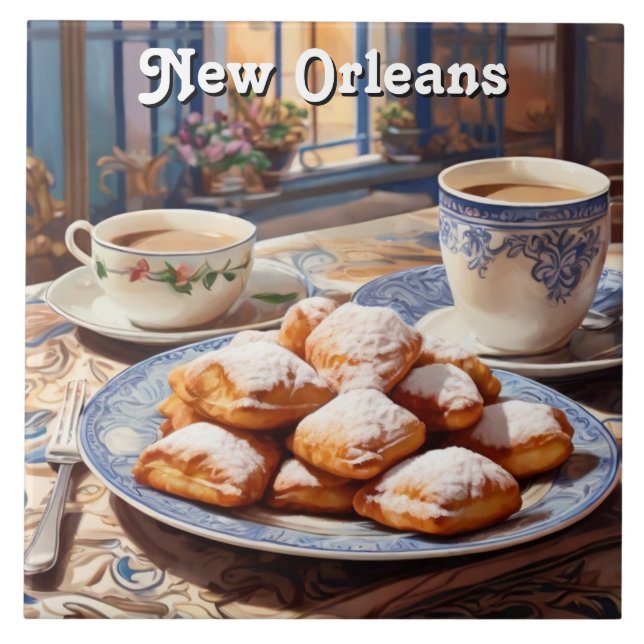 Frituras assadas da cozinha doce de New Orleans (Frente)
