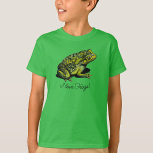 Froggy, adoro sapos! Camiseta