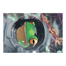 Frogstronauta Poster
