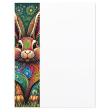 Frohe Ostern - Osterhase in Blumen 2