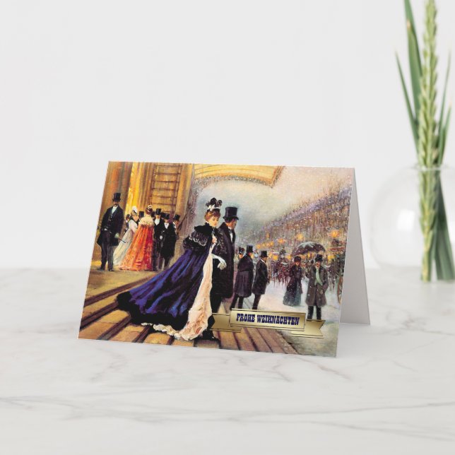 Frohe Weihnachten. Cartões de Natal em alemão (Frente)