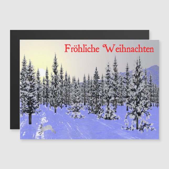 Fröhliche Weihnachten - Solstício de inverno (Frente/Verso)
