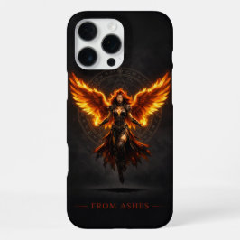 From Ashes Fire Angel iPhone 16 Pro Max Case