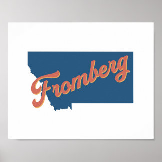 Fromberg, Montana State impressão