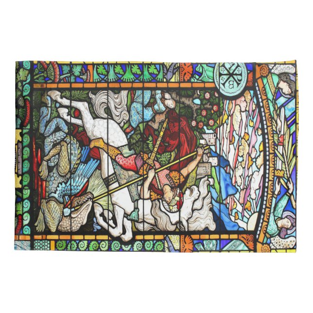 Fronha de almofada da janela do dragão de Nouveau (Verso)