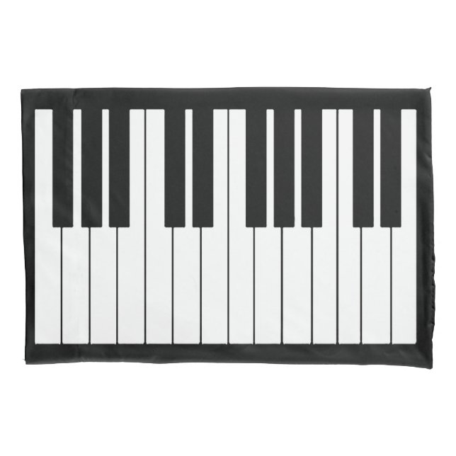 Fronha de almofada do solteiro do PIANO de (Frente)