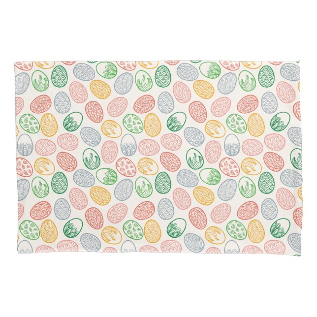 Fronha de almofada do teste padrão | dos ovos da (Frente-Esquerda)