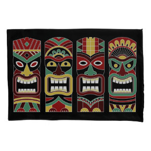 Fronha de almofada legal dos Totems de Tiki