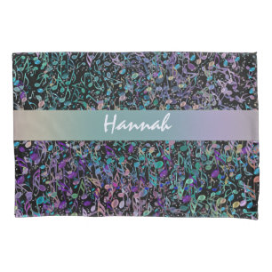 Fronha de almofada personalizada da nota da música