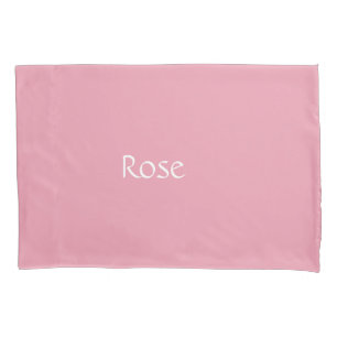 Fronha de almofada personalizada do rosa