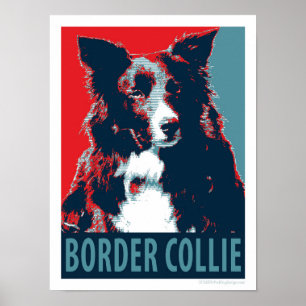 Fronteira Collie Hope Poster 12x16
