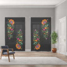 Fronteira de Gavinhas do Poder Floral Retro 19