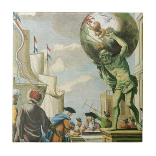 Frontispício de Atlas da Era Barroca Vintage Globo