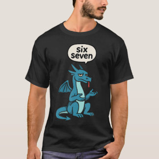 Frost Blue 67 Six Seven 6-7 Dragão - Camiseta para