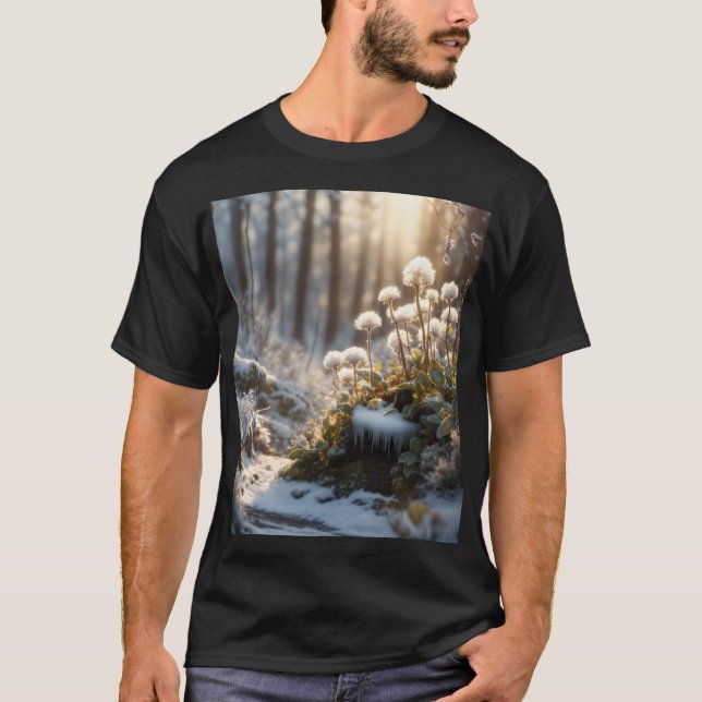 Frost Encantado: Camisas de Arte Fantásticas (Frente)