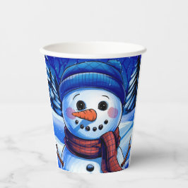 Frosty, a taça de papel Snowman