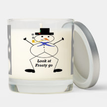 "Frosty the Snowman" - Vela de Jar Perfumada