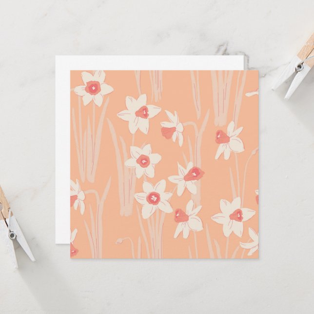 Frühlingsblumen, Narzisse. (Frente/Verso In Situ)