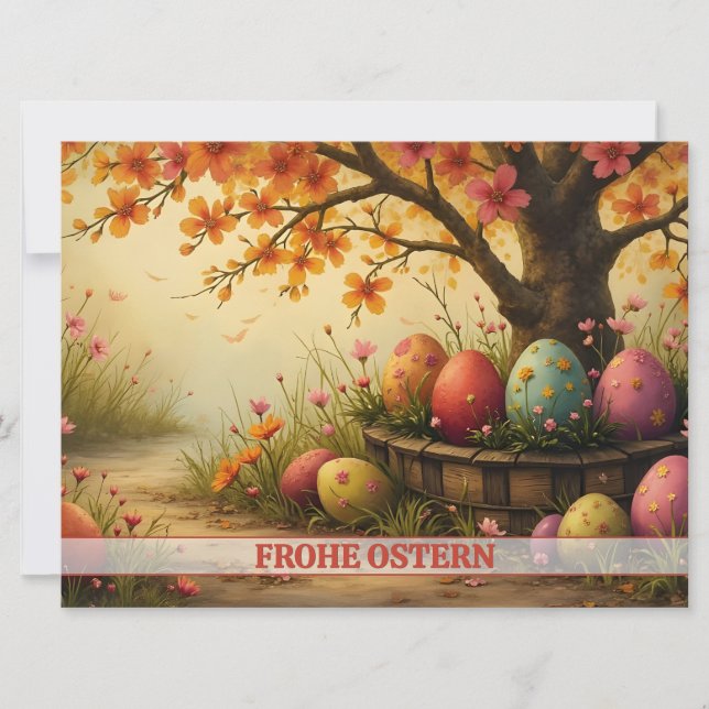 Frühlingsblütenzauber mit Ostereierpracht (Frente)