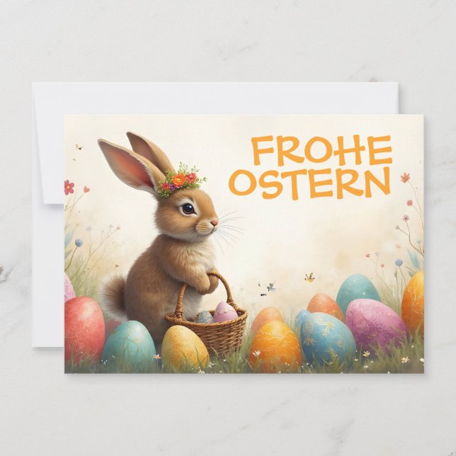 Frühlingsgrüß vom Osterhasen (Frente)