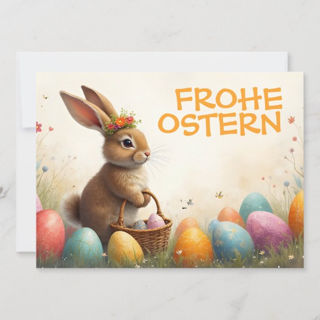Frühlingsgrüß vom Osterhasen (Frente)