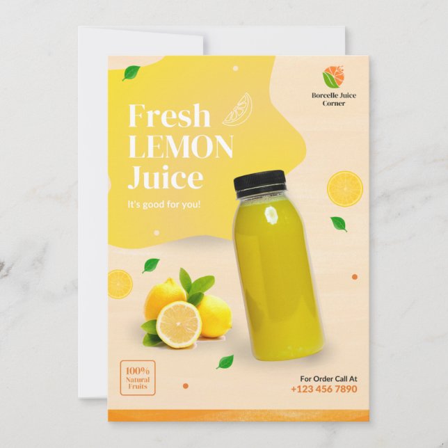 fruit flad card (Frente)