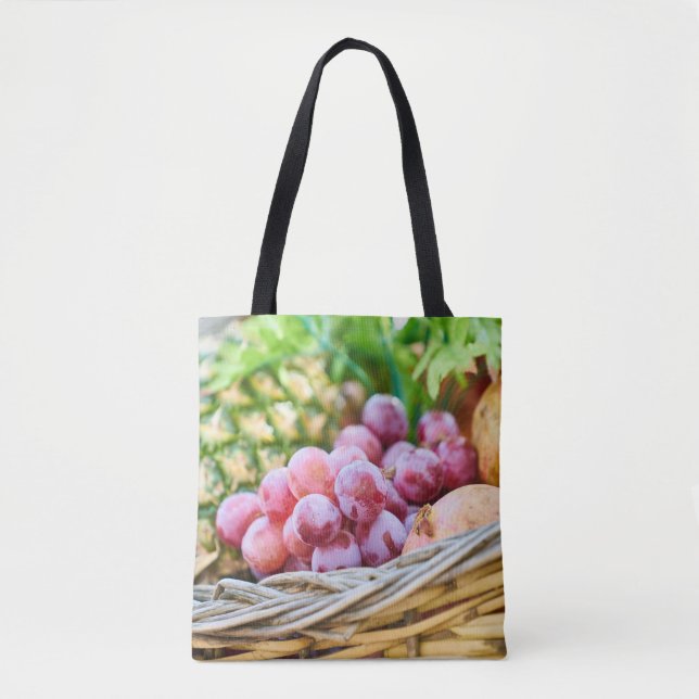 Fruit image on tote bag (Frente)