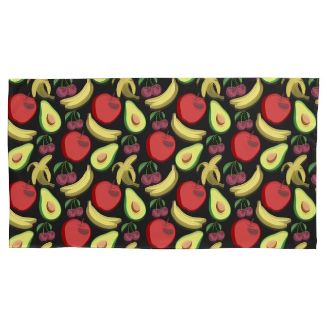 Fruit seamless pattern | colorful tropical fruit (Frente-Esquerda)