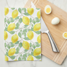 Fruta Amarela-limão Cozinha Bath Toalha