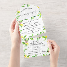 Fruta cítrica Jardim Exótico Casamento Amarelo Lim