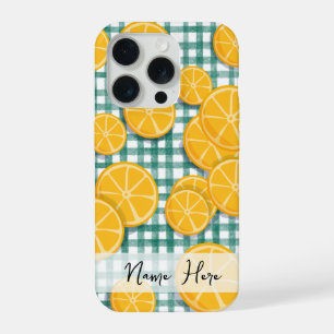 Fruta cítrica personalizada em telefone de gingado