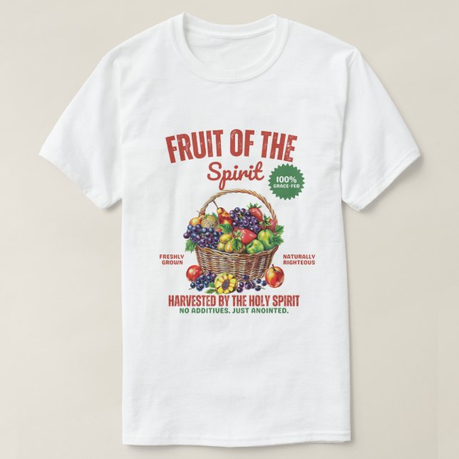 Fruta Da Camisa Espírito (Frente do Design)