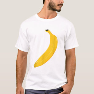 Fruta de Banana Engraçada Coupl de Camisa do Dia 