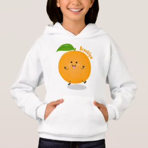 Fruta de citrinos de laranja-dança