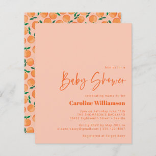 Fruta de Laranjas Orçamentárias Chá de fraldas Cor