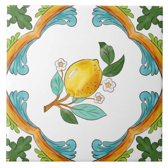 Fruta de Maiolica Italiana (Frente)