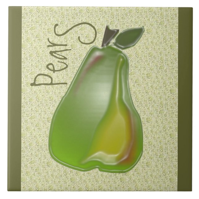 Fruta de Pear Dimensionável (Frente)