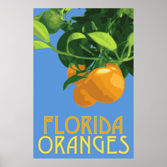 Fruta de Poster de Laranjas da Flórida 24 x 36 (Frente)