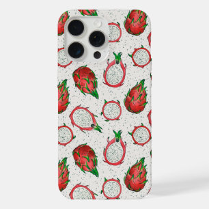 Fruta do dragão vermelho em branco
