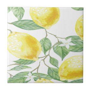 Fruta do limão do amarelo do verde da folha do