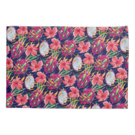 Fruta Dragão Floral Tropical Moderno Palma Verde