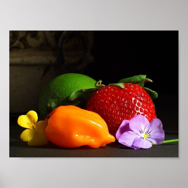 Fruta e poster vegetal (Frente)