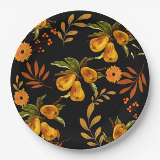 Fruta Elegante e prato de queda/ação de graças do