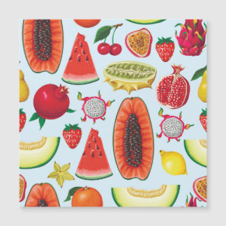 Fruta Exótica: Trendy Impressão Invisível.