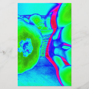 fruta fluorescente verde
