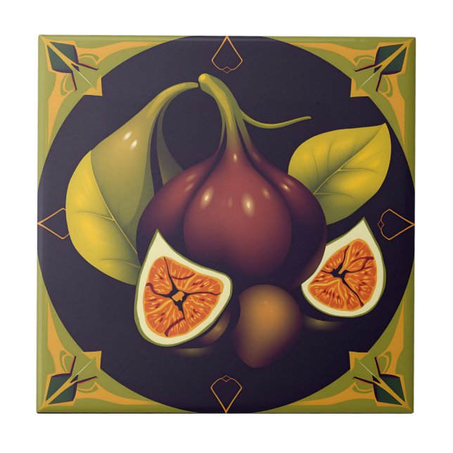Fruta Geométrica com Formas Sonoras e Modernas (Frente)
